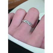 LDR4109 S925純銀笑臉戒指