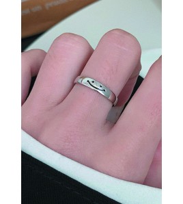 LDR4109 S925純銀笑臉戒指