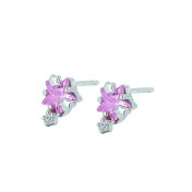 LDR4122 S925純銀星球耳環