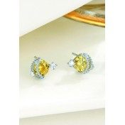 LDR4122 S925純銀星球耳環