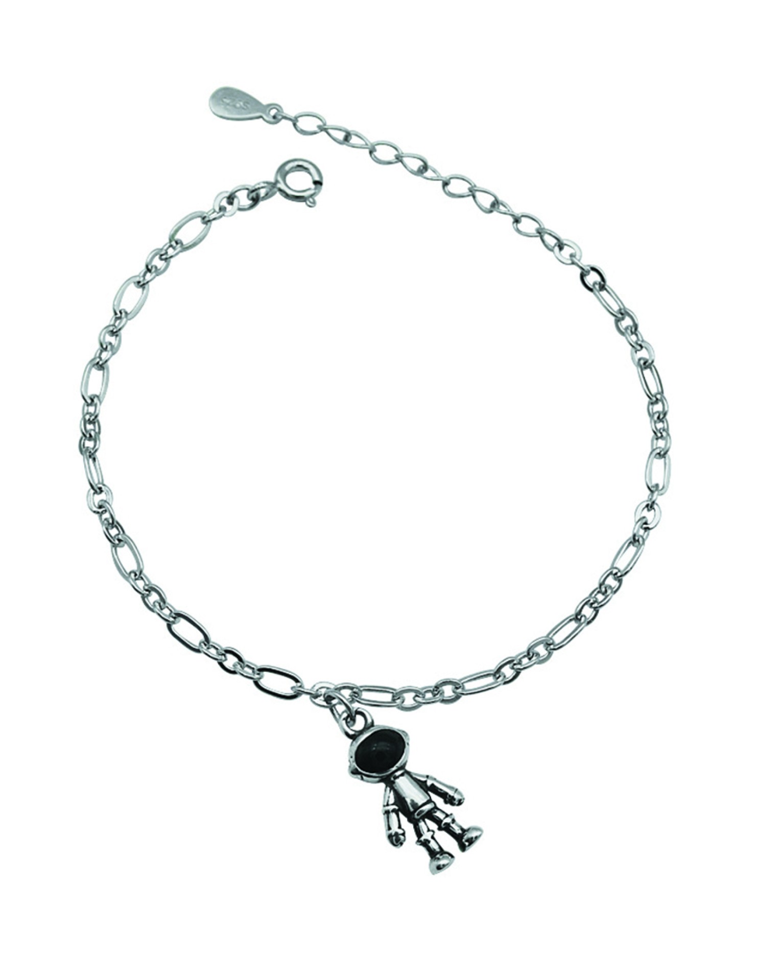 LDR4126 S925純銀太空人手鏈