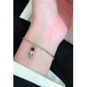 LDR4126 S925純銀太空人手鏈