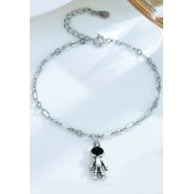 LDR4126 S925純銀太空人手鏈