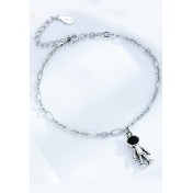 LDR4126 S925純銀太空人手鏈