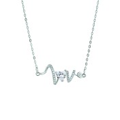 LDR4128 S925純銀愛心項鏈