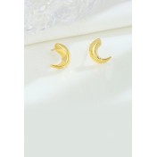 LDR4203 S925純銀月亮耳環