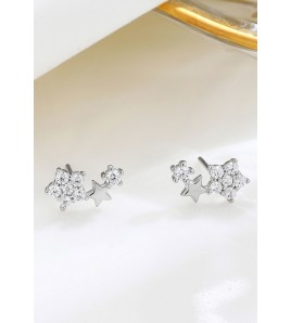 LDR4246 S925純銀星星耳環