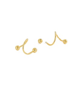 LDR4249 S925純銀時尚耳環