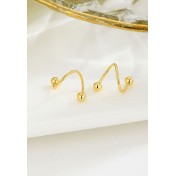 LDR4249 S925純銀時尚耳環