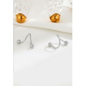 LDR4249 S925純銀時尚耳環