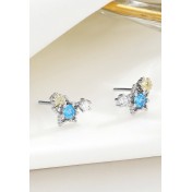 LDR4256 S925純銀星星耳環