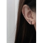 LDR4257 S925純銀時尚耳環