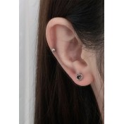 LDR4260 S925純銀愛心耳環