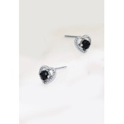 LDR4260 S925純銀愛心耳環