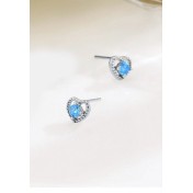 LDR4260 S925純銀愛心耳環