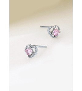 LDR4260 S925純銀愛心耳環