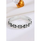 LDR4263 S925純銀復古十字架戒指