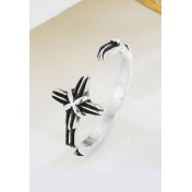 LDR4264 S925純銀復古十字架戒指