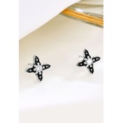 LDR4278 S925純銀星星耳環