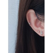 LDR4281 S925純銀時尚耳環