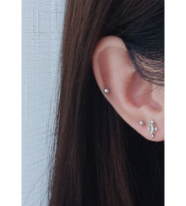 LDR4281 S925純銀時尚耳環