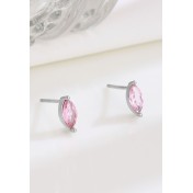 LDR6207 S925純銀時尚鋯石耳環