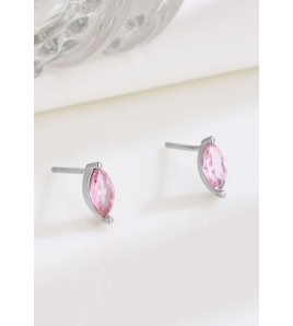 LDR6207 S925純銀時尚鋯石耳環