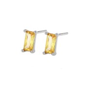 LDR6207 S925純銀時尚鋯石耳環