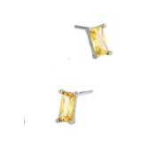 LDR6207 S925純銀時尚鋯石耳環