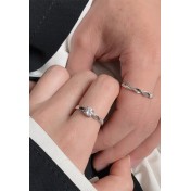 LDR6214C S925純銀時尚（情侶）戒指