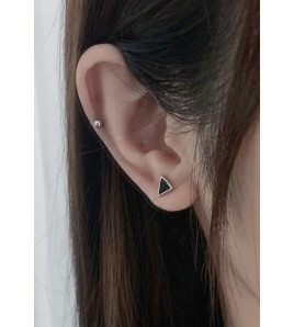 LDR6217-1 S925純銀三角耳環