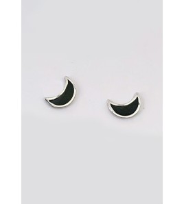 LDR6219-2 S925純銀月亮耳環