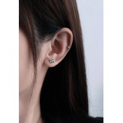 LDR6219-5 S925純銀四葉草耳環