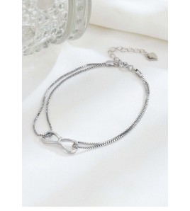 LDR6222 S925純銀莫比烏斯環手鏈