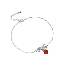 LDR6227 S925純銀蝴蝶結手鏈