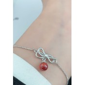 LDR6227 S925純銀蝴蝶結手鏈