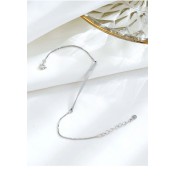 LDR6228 S925純銀光面扭片手鏈