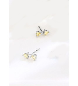 LDR6234 S925純銀心形耳環