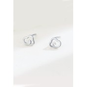 LDR6235 S925純銀雲朵耳環