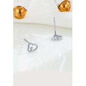 LDR6235 S925純銀雲朵耳環