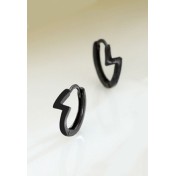 LDR6236 S925純銀Z字耳環