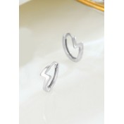 LDR6236 S925純銀Z字耳環