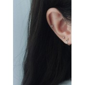 LDR6236 S925純銀Z字耳環