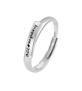 LDR6237C S925純銀陪伴（情侶）戒指