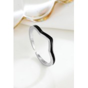 LDR9203 S925純銀V開口戒指