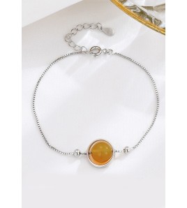 LDR9204 S925純銀幾何圓圈手鏈