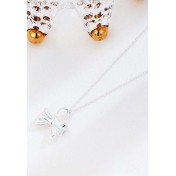 LDR9214 S925純銀蝴蝶結項鏈