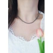 LDR9221-3mm- S925純銀珍珠項鏈