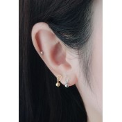 LDR9222 S925純銀潮流耳環