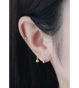 LDR9222 S925純銀潮流耳環